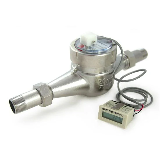 3/4 Inch Vertical Water Meter - Stainless Steel, NSF 61, High Definition, Pulse Output - Image 4