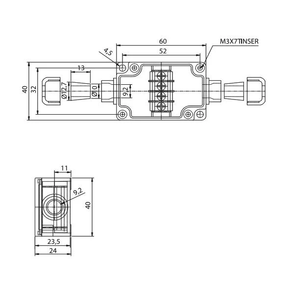 4 Terminal Watertight Junction Box - Image 2