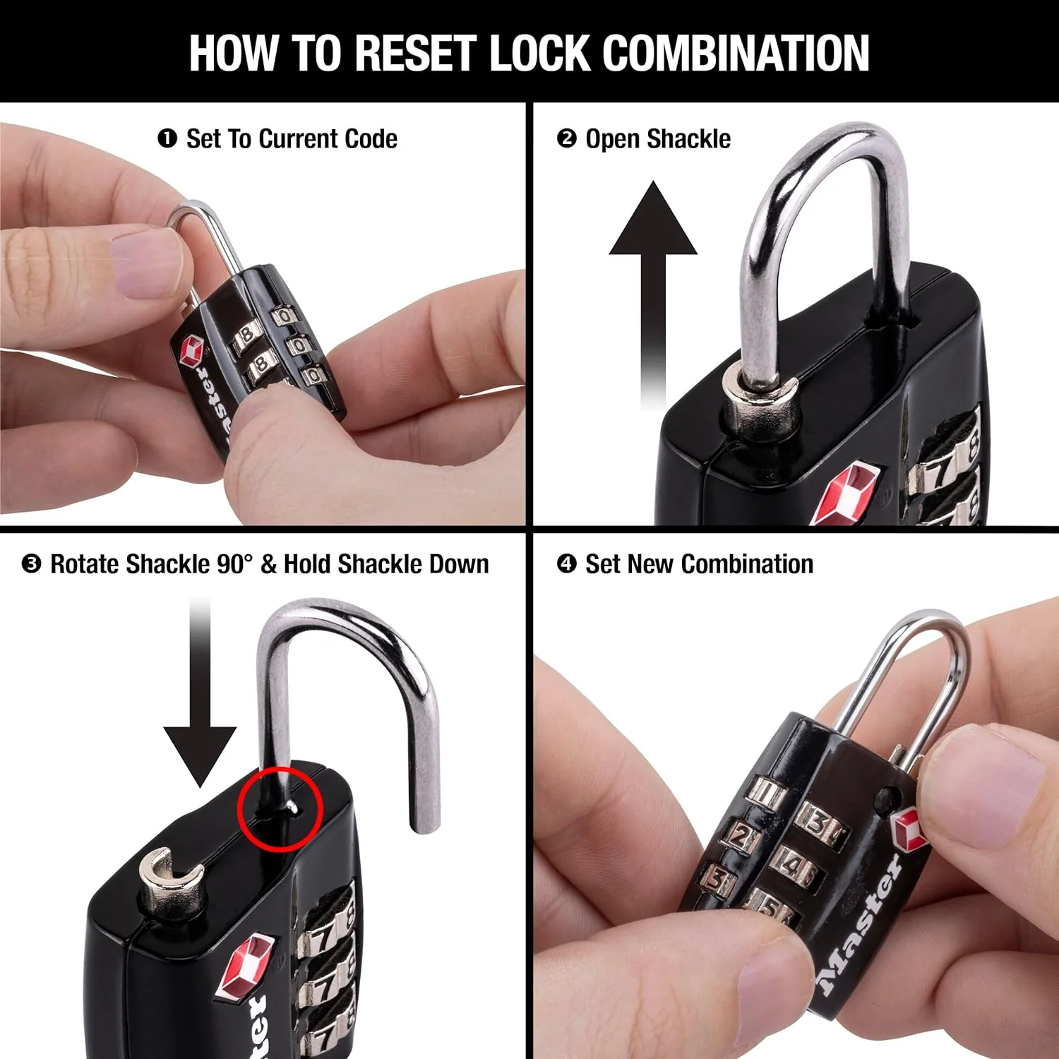 Masterlock - 4680DBLK - Image 4