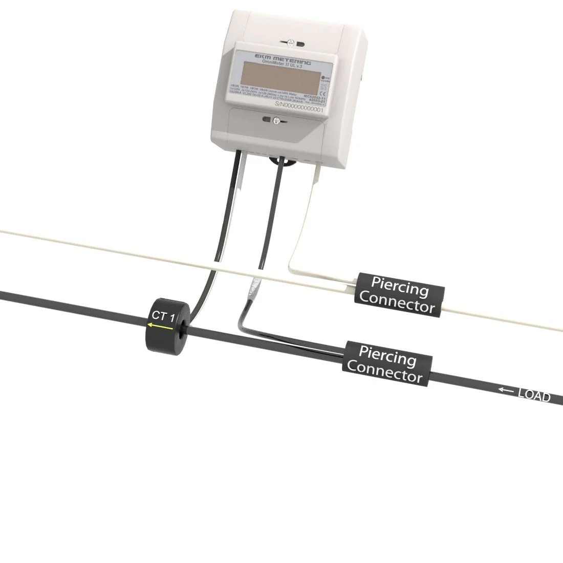 (Modbus) EKM Omnimeter Pulse UL v.4 – Pulse Counting, Relay Controlling, Universal Smart Electric Meter, UL Listed, ANSI - Image 2