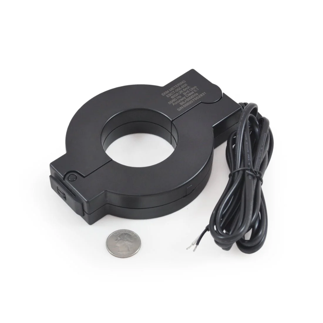 Split-Core Current Transformer, 800A, 800A:26.6mA, 55mm (2.17") Hole Diameter, ESCT-055-800 - Image 2